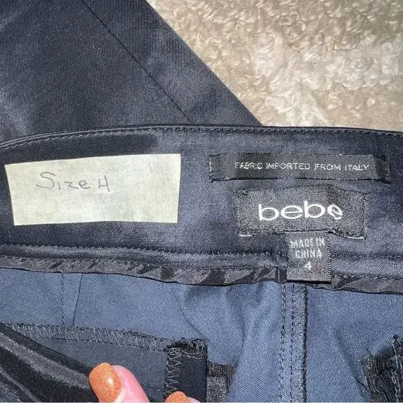 BeBe size 4 Black Pants - Picture 2 of 5